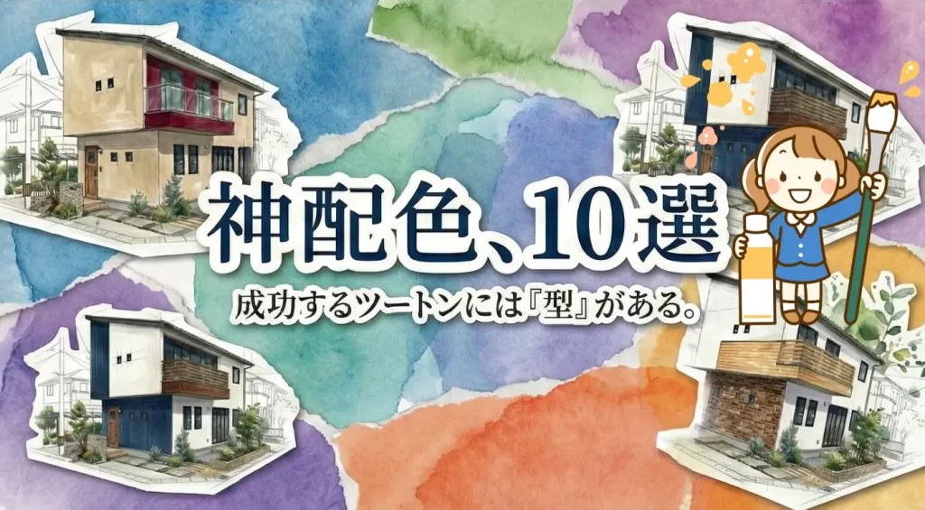 かっこいい外壁ツートン！ダサいとは言わせない2色の組み合わせ10選