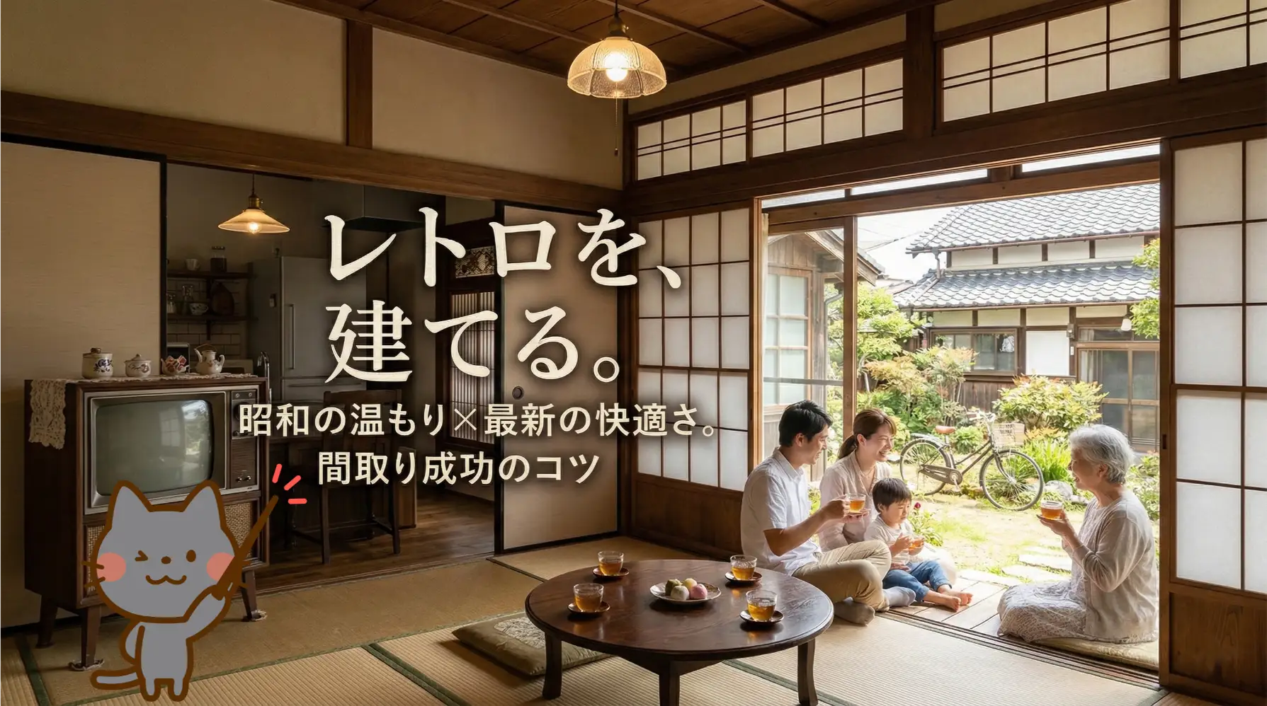 レトロを、建てる。昭和のぬくもり×最新の快適さ