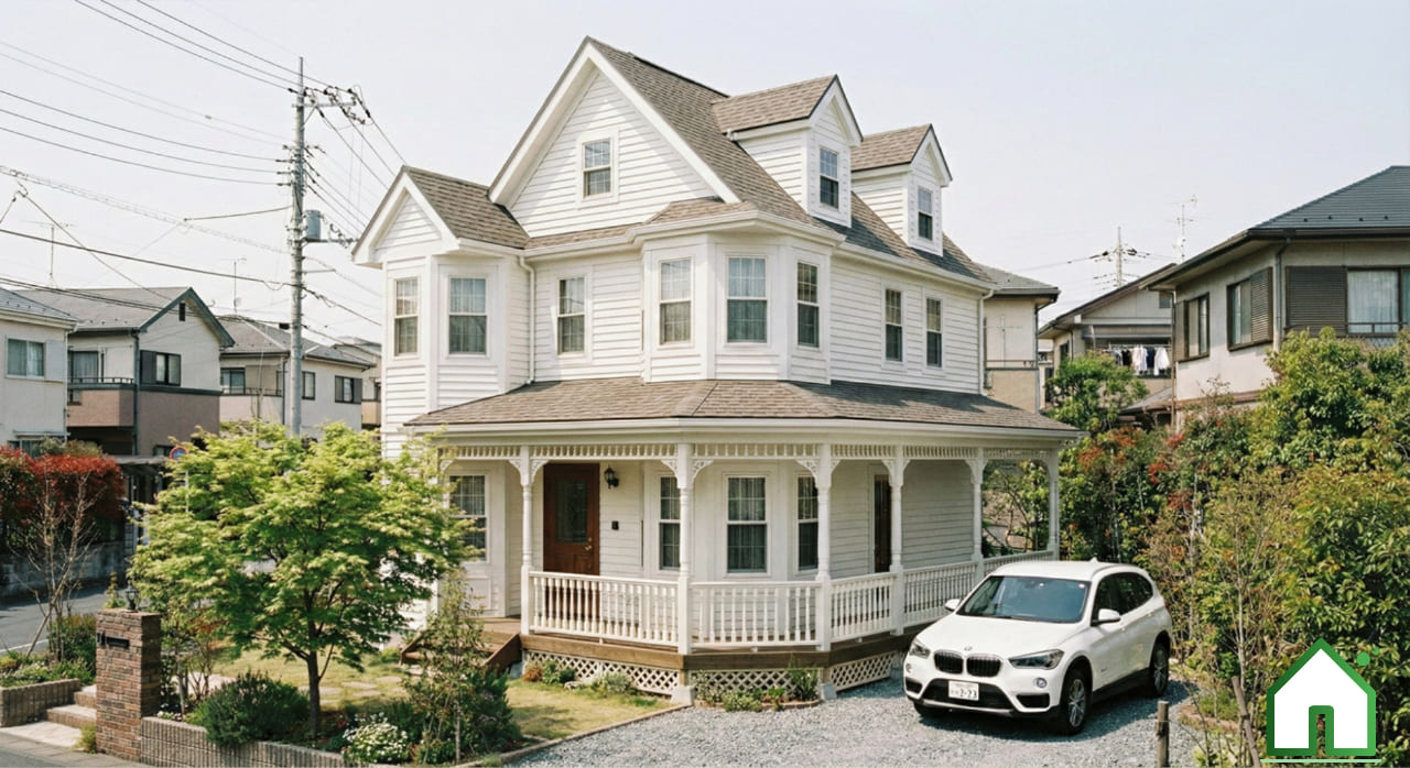 クイーンアンスタイルの外観イメージ