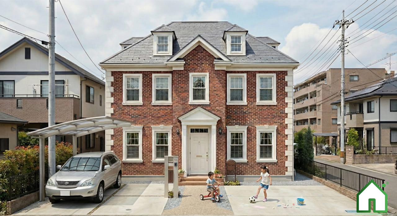 ジョージアンスタイルの外観イメージ