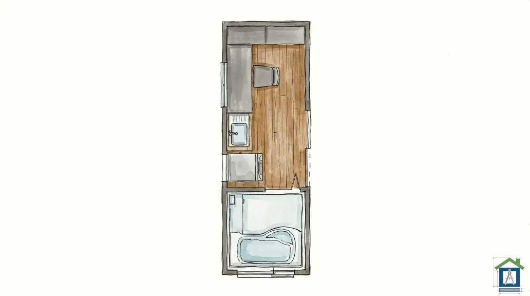 家事室仕様の間取り