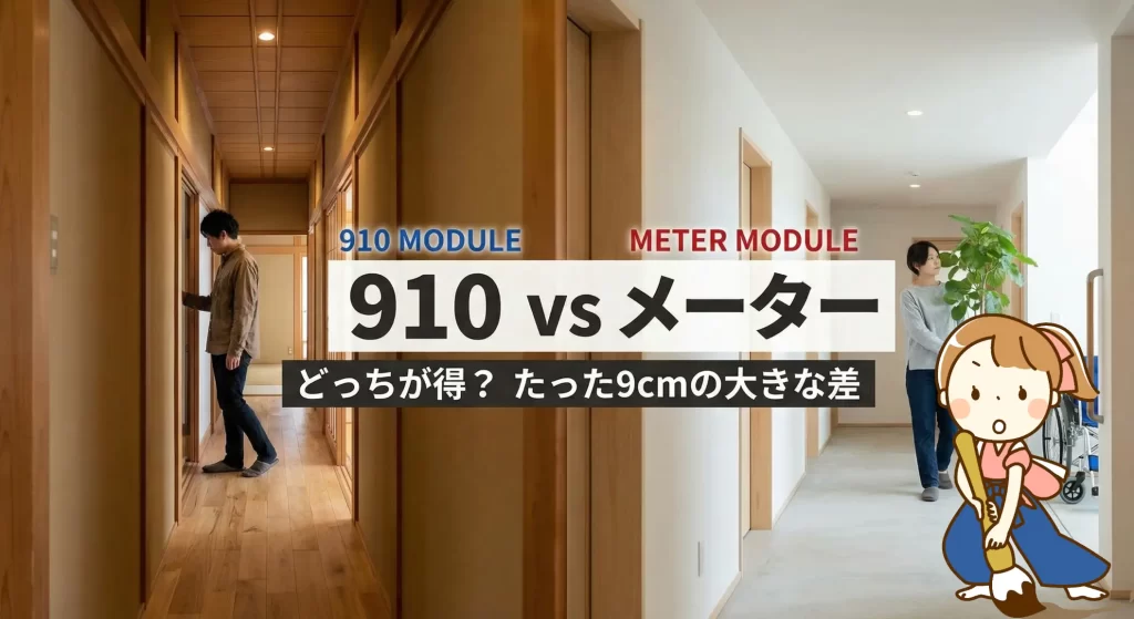 「910」と「メーター」モジュールはどっちがいい？たった9cmの違いで後悔しない選び方
