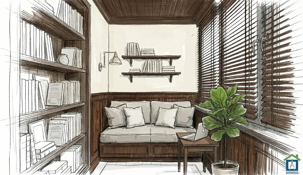 リビング横のヌックスペース