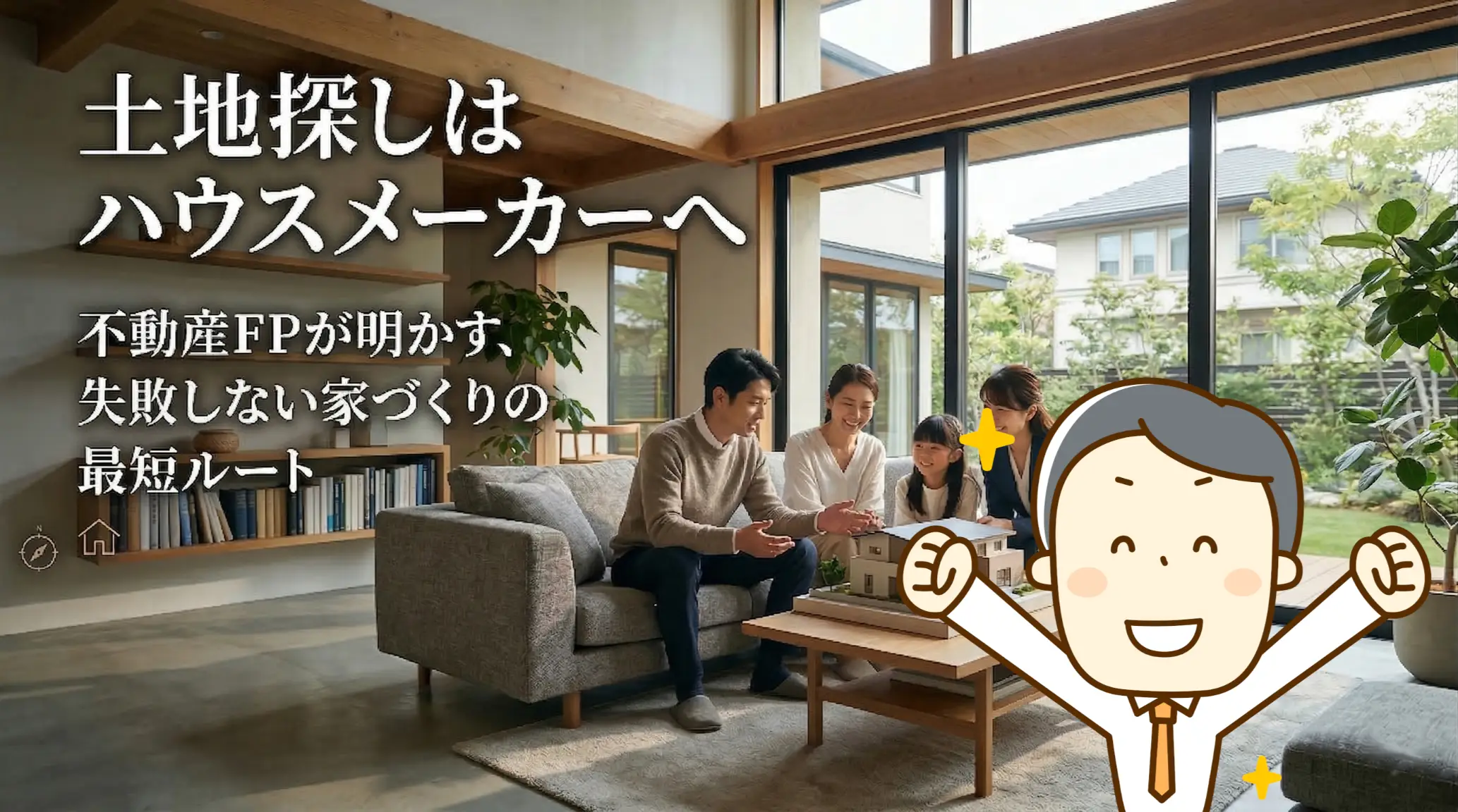 ハウスメーカーで土地探し