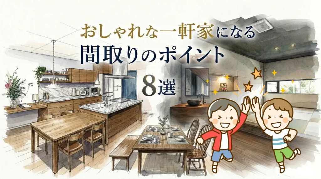 おしゃれな一軒家になる間取りのポイント8選！150人のアンケート結果